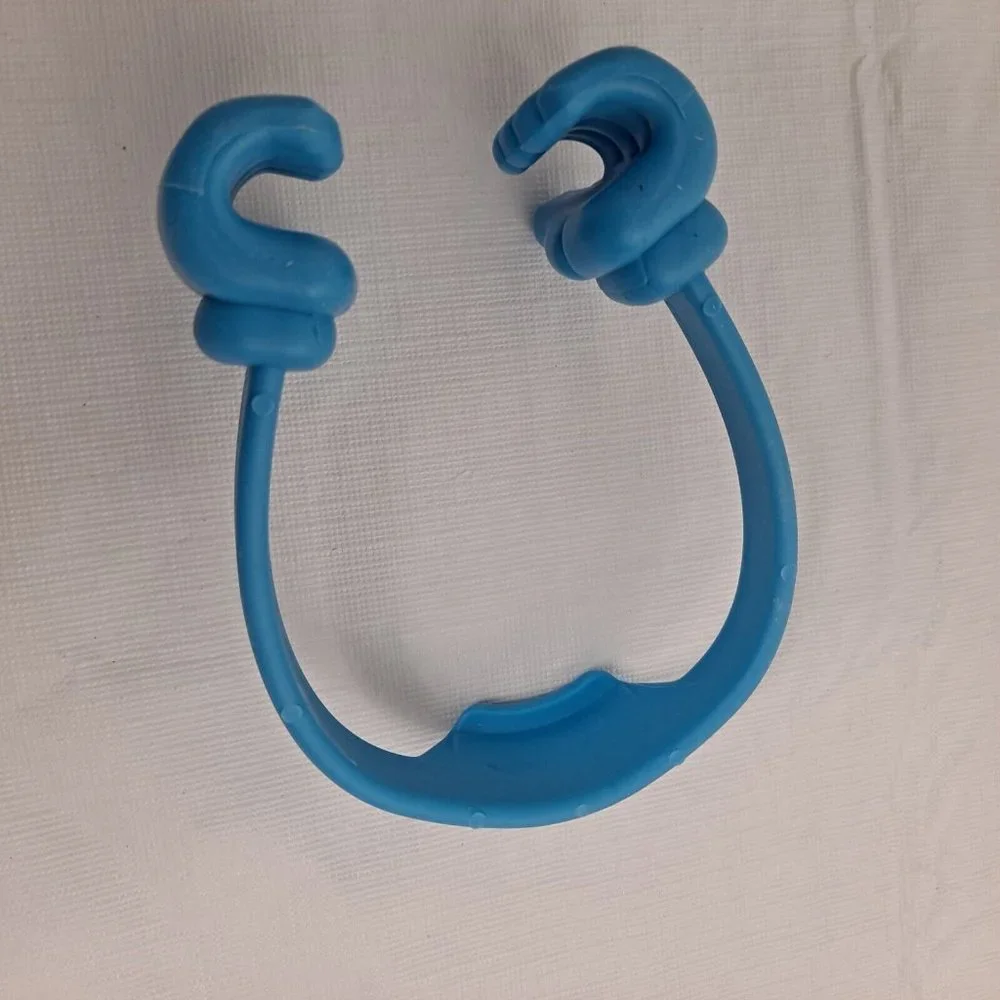 Phone Holder Plastic Hands Hard Plastic Blue